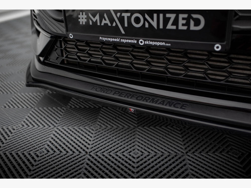Maxton Design - FRONT SPLITTER V.1 FORD FIESTA ST / ST-LINE MK8/8.5