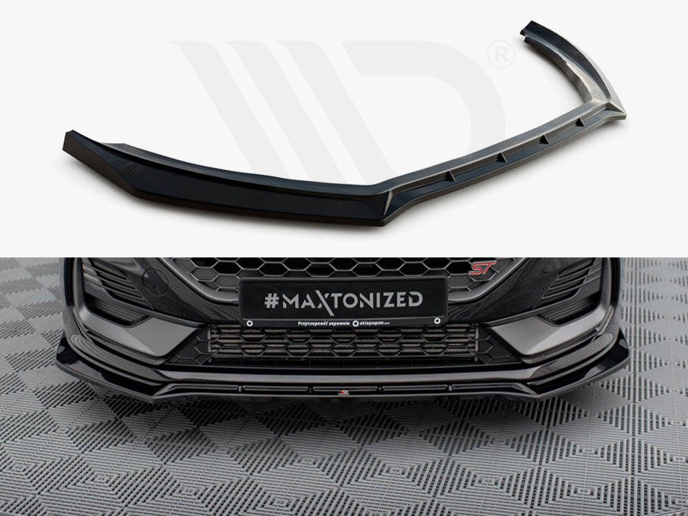 Maxton Design - FRONT SPLITTER V.4 FORD FIESTA ST / ST-LINE MK8/8.5