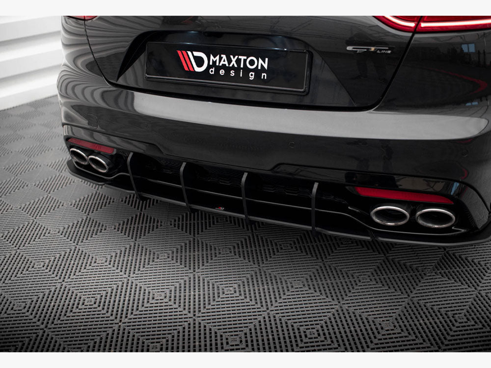 Maxton Design - STREET PRO REAR DIFFUSER V.1 KIA STINGER GT-LINE MK1