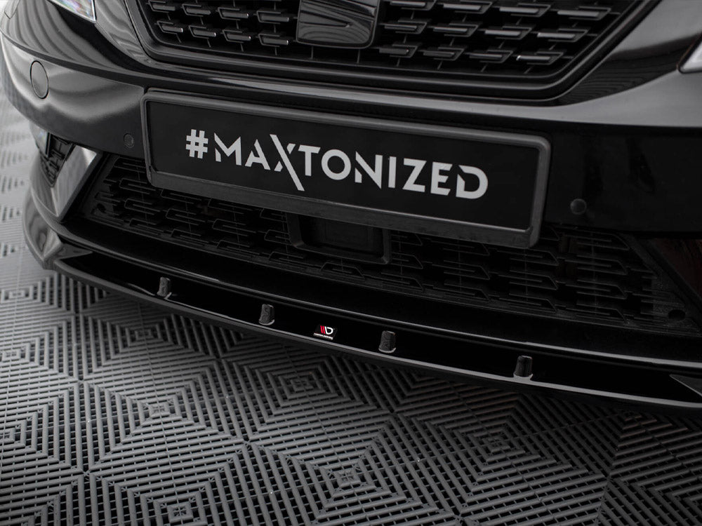 Maxton Design - FRONT SPLITTER V.1 SEAT LEON MK3 FACELIFT