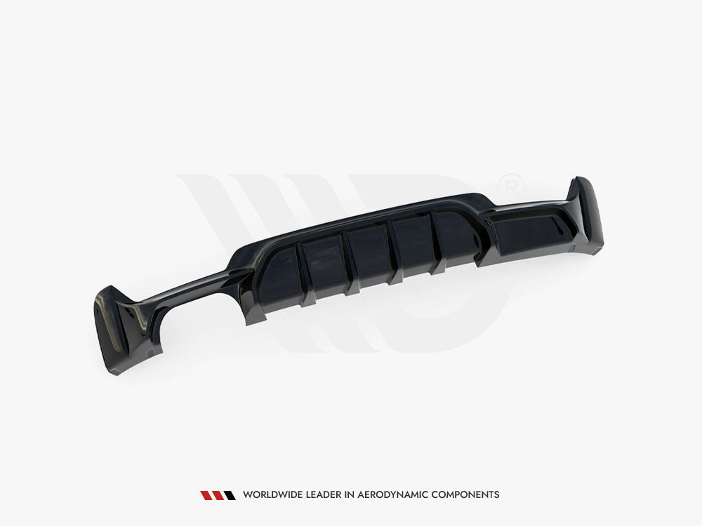 Maxton Design - REAR VALANCE BMW 4 COUPE / GRAN COUPE / CABRIO M-PACK F32 / F36 / F33 (VERSION WITH EXHAUST ON ONE SIDE)