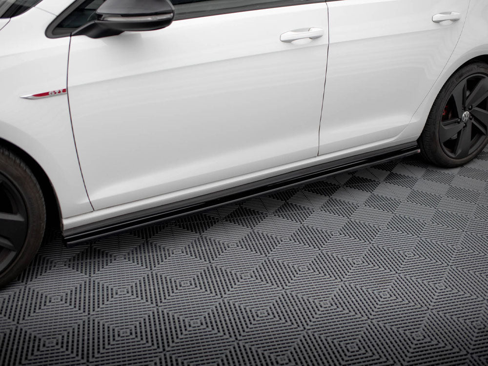Maxton Design - Side Skirt Diffusers V.1 Volkswagen Golf GTI / GTD Mk7 / Mk7 Facelift (wide)