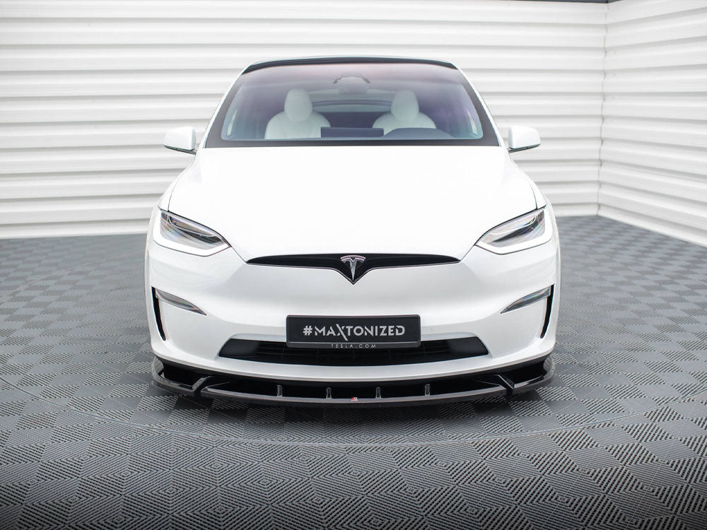 Maxton Design - FRONT SPLITTER V.2 TESLA MODEL X MK1 FACELIFT