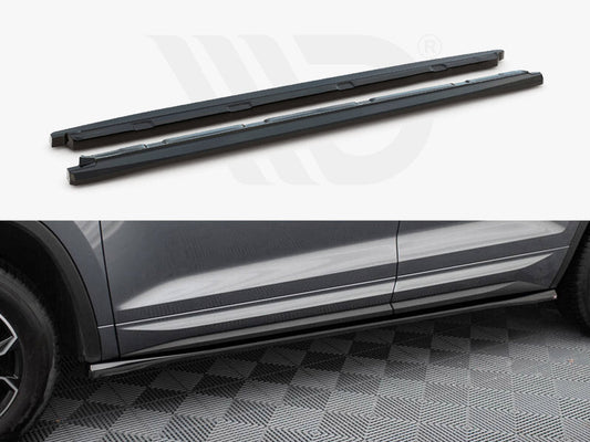 Maxton Design - SIDE SKIRTS DIFFUSERS SKODA KODIAQ SPORTLINE MK1 FACELIFT