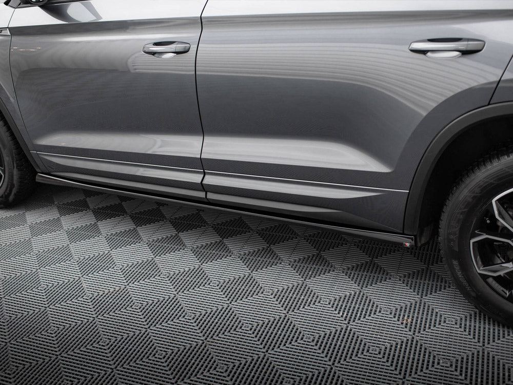 Maxton Design - SIDE SKIRTS DIFFUSERS SKODA KODIAQ SPORTLINE MK1 FACELIFT