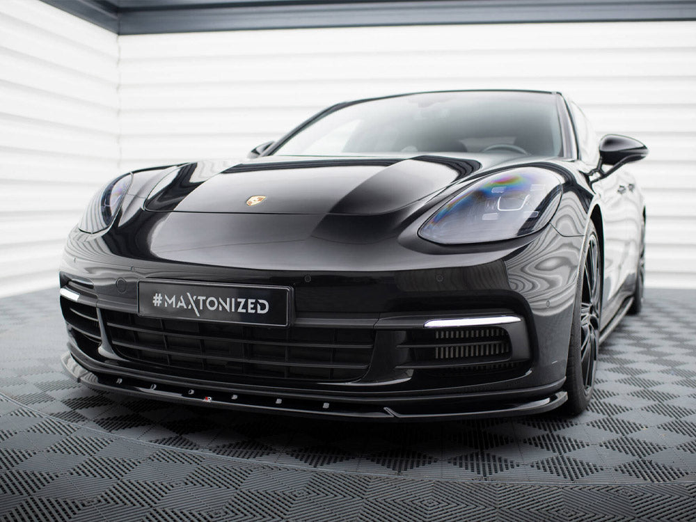 Maxton Design - FRONT SPLITTER V.1 PORSCHE PANAMERA E-HYBRID 971