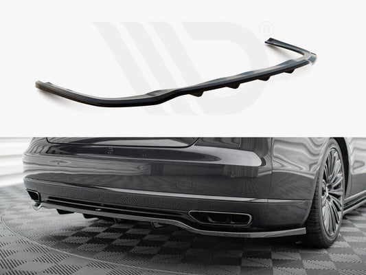 Maxton Design - CENTRAL REAR SPLITTER (VERTICAL BARS) AUDI A8 D4 FACELIFT (2013-2017)
