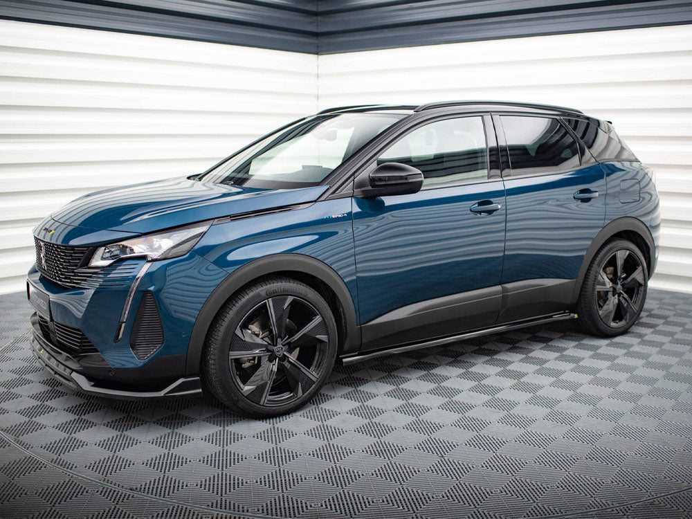 Maxton Design - SIDE SKIRTS DIFFUSERS PEUGEOT 3008 GT-LINE MK2 FACELIFT