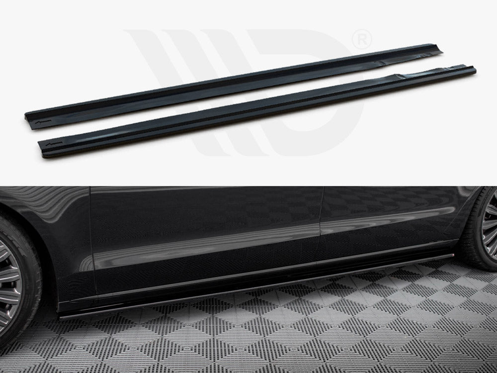 Maxton Design - SIDE SKIRTS DIFFUSERS AUDI A8 LONG D4 (2009- 2017)