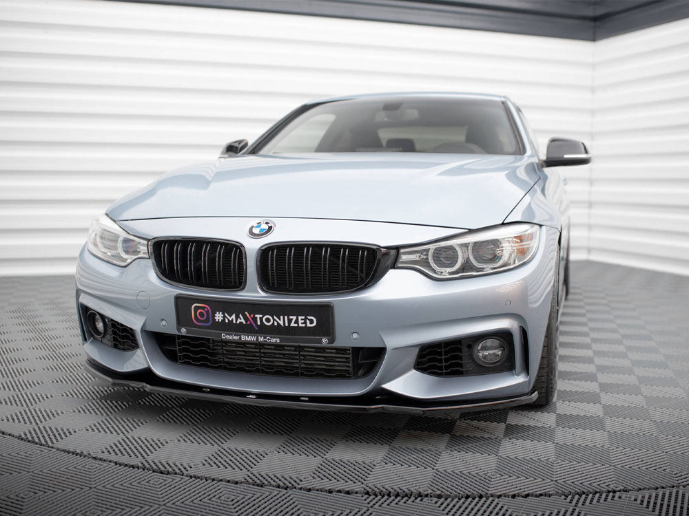 Maxton Design - Front Splitter V.1 BMW 4 Coupe / Gran Coupe / Cabrio M-Pack F32 / F36 / F33
