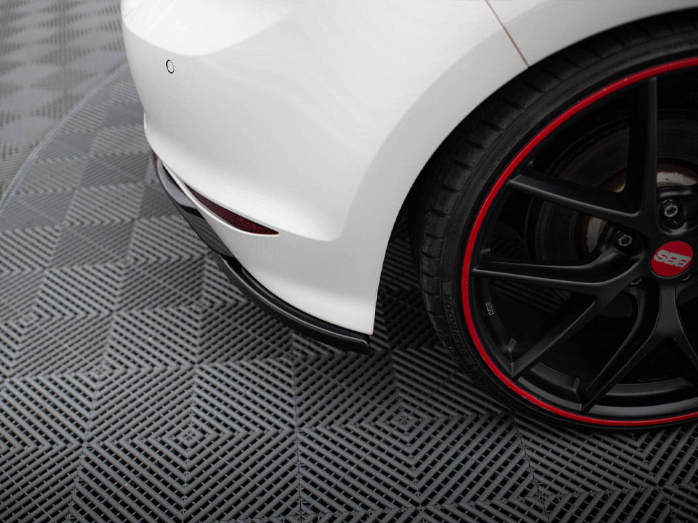 Maxton Design - REAR SIDE SPLITTERS V.1 VW GOLF 7 R / R-LINE