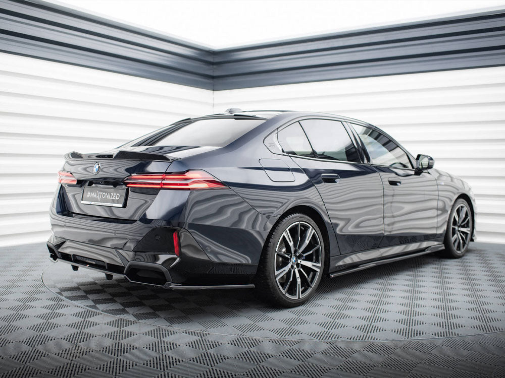Maxton Design - Rear Splitter (with Vertical Bars) V.2 BMW 5 / i5 M-Pack Sedan / Touring G60 / G61