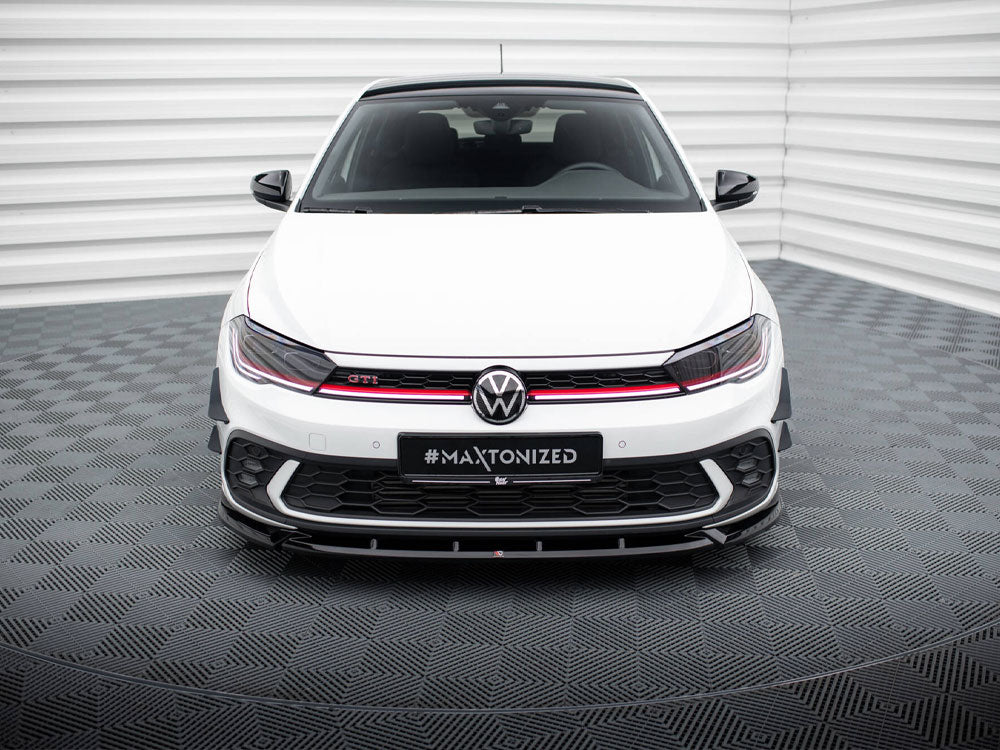 Maxton Design - FRONT SPLITTER V.2 VOLKSWAGEN POLO GTI MK6 FACELIFT
