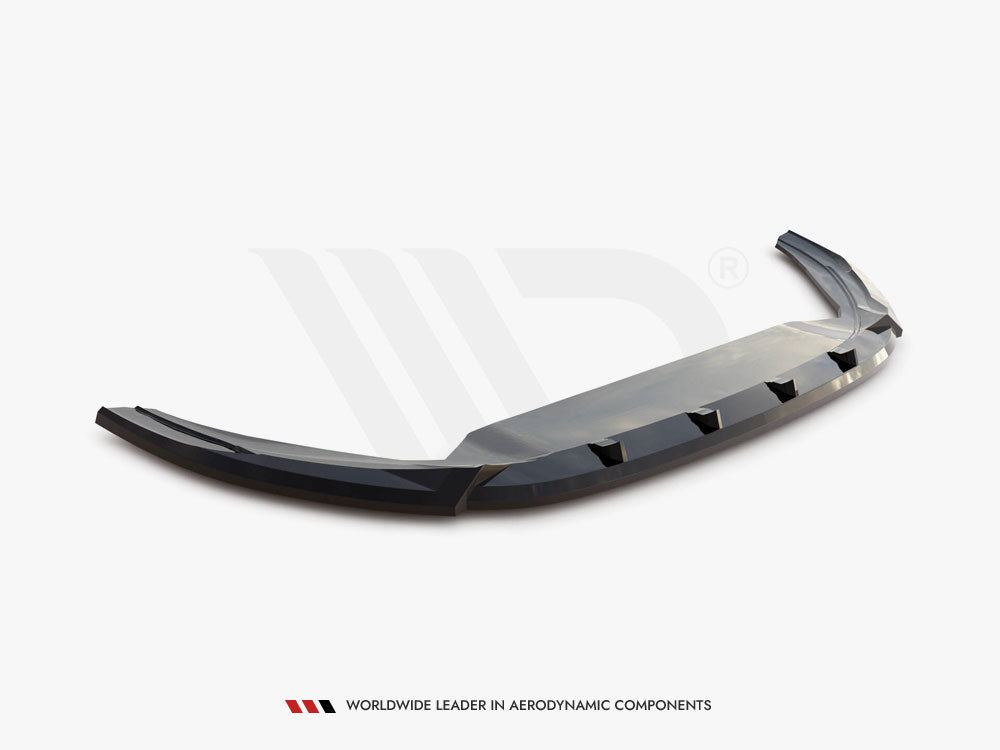 Maxton Design - FRONT SPLITTER V.2 VOLKSWAGEN POLO GTI MK6 FACELIFT