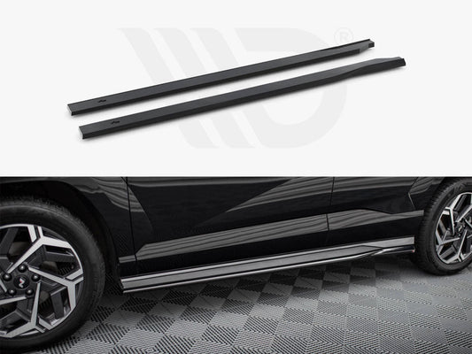Maxton Design - SIDE SKIRTS DIFFUSERS HYUNDAI KONA N-LINE MK2