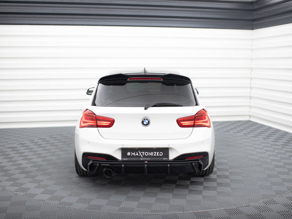 Maxton Design - REAR VALANCE BMW 1 M-PACK F20 FACELIFT (VERSION WITH SINGLE EXHAUST ON ONE SIDE)