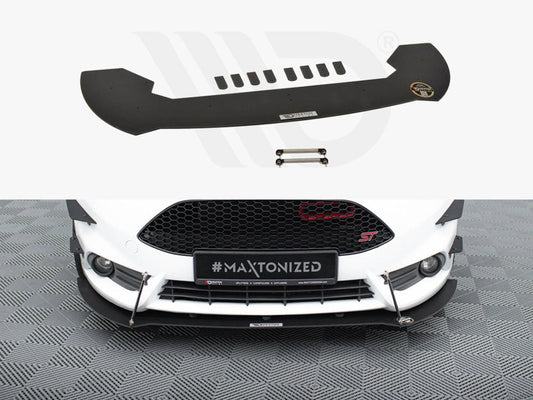 Maxton Design - Front racing splitter Fiesta MK7 ST Facelift