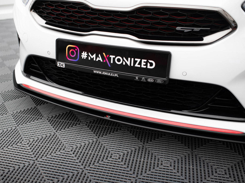 Maxton Design - STREET PRO FRONT SPLITTER KIA CEED GT MK3 / PROCEED MK1