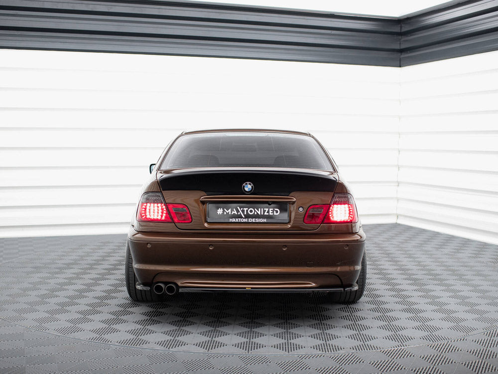 Maxton Design - Central Rear Splitter (Vertical Bars) BMW 3 E46 Coupe M-Pack