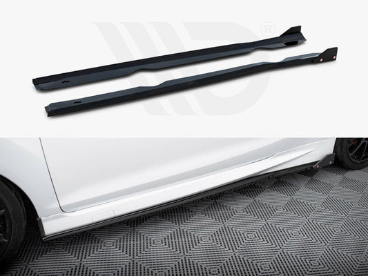 Maxton Design - SIDE SKIRTS DIFFUSERS V.4 + FLAPS FORD FIESTA ST / ST-LINE MK7