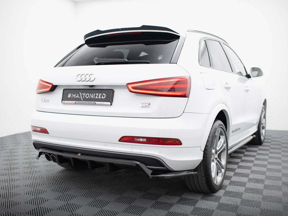 Maxton Design - Rear Splitter (Vertical Bars) Audi Q3 S-Line 8U