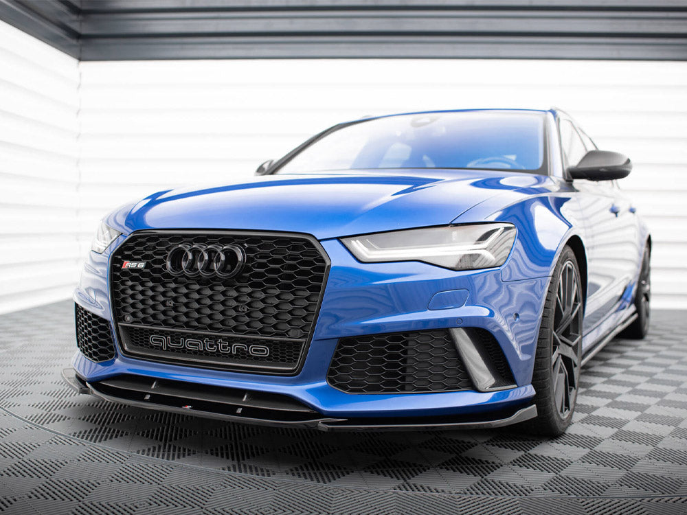 Maxton Design - FRONT SPLITTER V3 AUDI RS6 C7 (2013-2017)