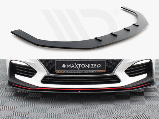 Maxton Design - STREET PRO FRONT SPLITTER HYUNDAI I30 N MK3 HATCHBACK/ FASTBACK (2017-2020)