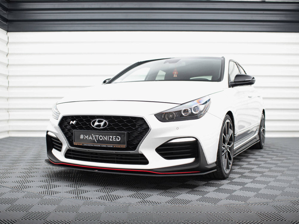 Maxton Design - STREET PRO FRONT SPLITTER HYUNDAI I30 N MK3 HATCHBACK/ FASTBACK (2017-2020)