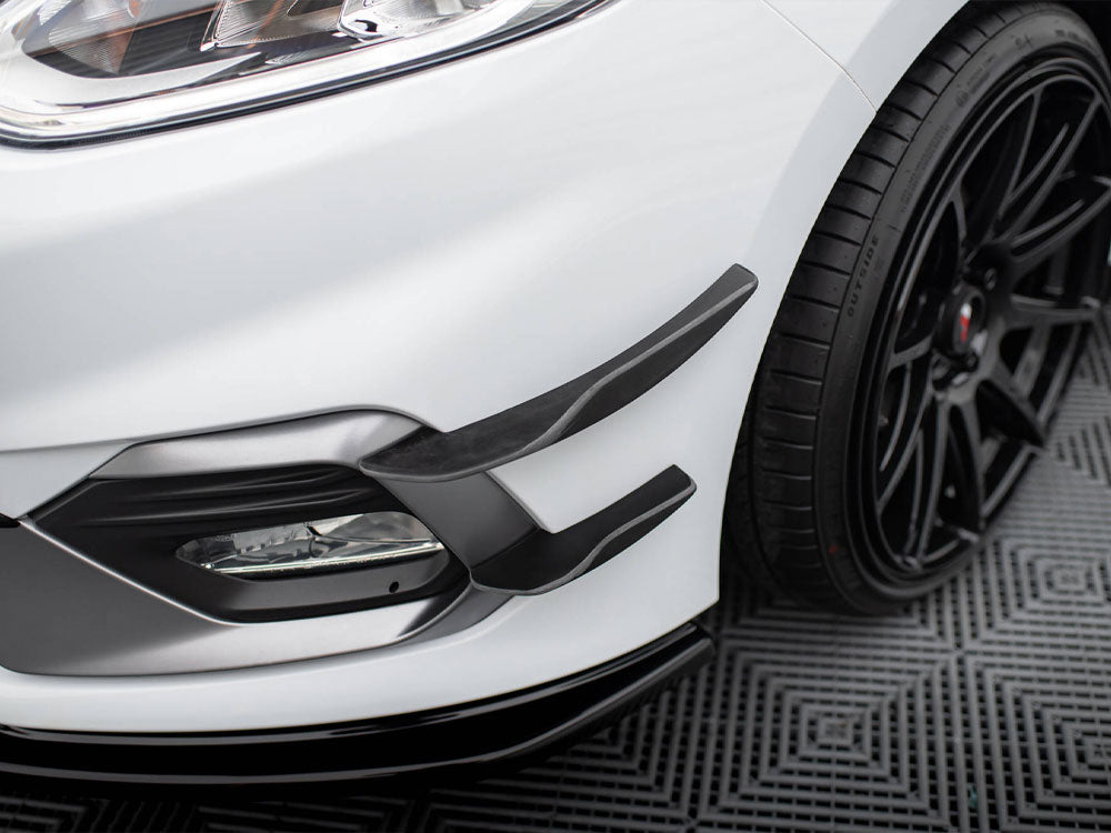 Maxton Design -Front Bumper Wings (Canards) V.2 Ford Fiesta Mk8 ST / ST-Line