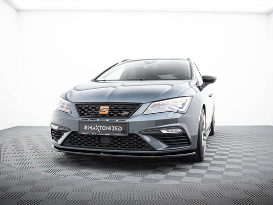 Maxton Design - FRONT SPLITTER V.1 SEAT LEON MK 3.5 CUPRA/FR (2017-2020)