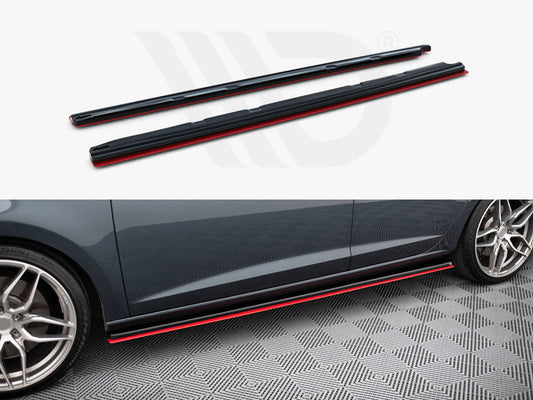Maxton Design - SIDE SKIRTS DIFFUSERS V.3 SEAT LEON MK3 CUPRA/ FR FACELIFT (2012-2019)