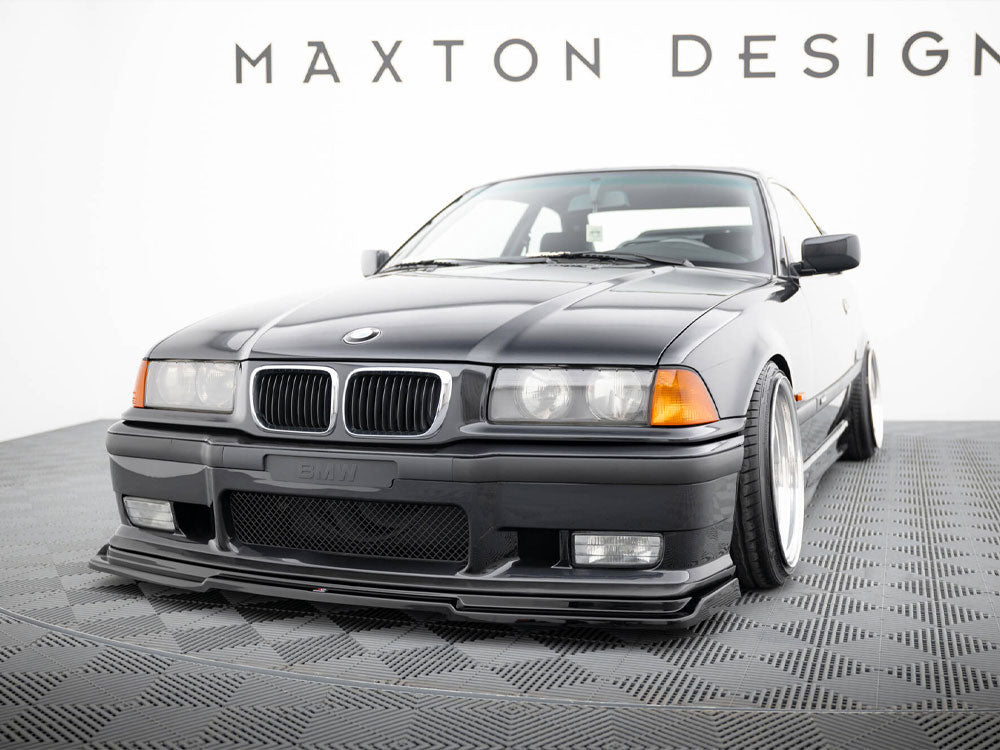 Maxton Design - Aftermarket  Front Splitter V.1 compatible with BMW M3 / 3 M-Pack Coupe / Cabrio E36