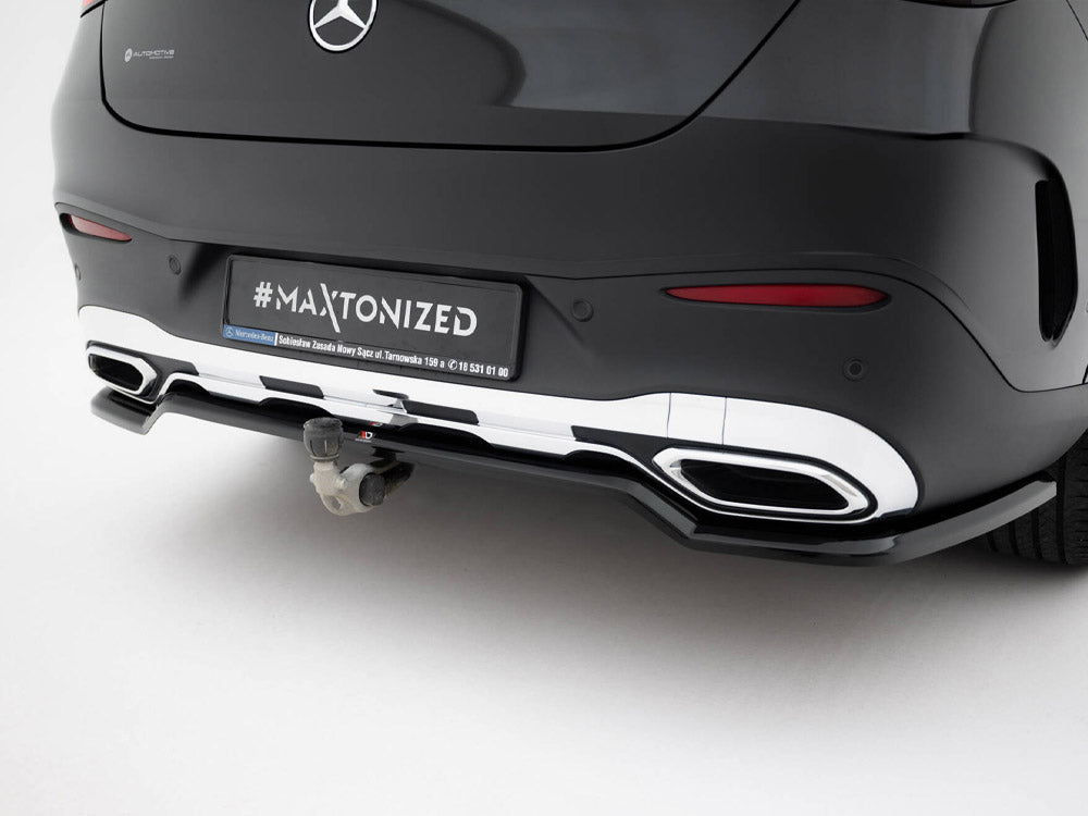 Maxton Design - Rear Splitter (Vertical Bars) Mercedes-Benz GLC Coupe AMG-Line C254