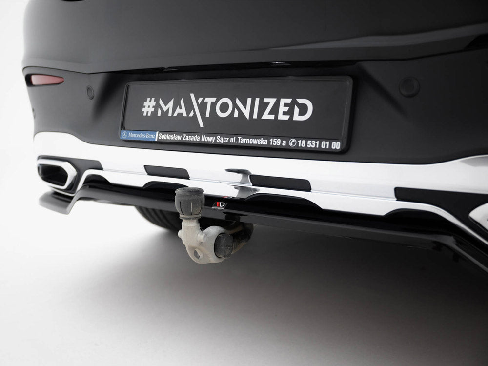 Maxton Design - Rear Splitter (Vertical Bars) Mercedes-Benz GLC Coupe AMG-Line C254