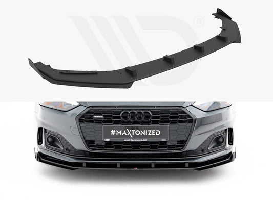 Maxton Design - Street PRO Front Splitter + Flaps Audi A5 F5 / B9 Facelift