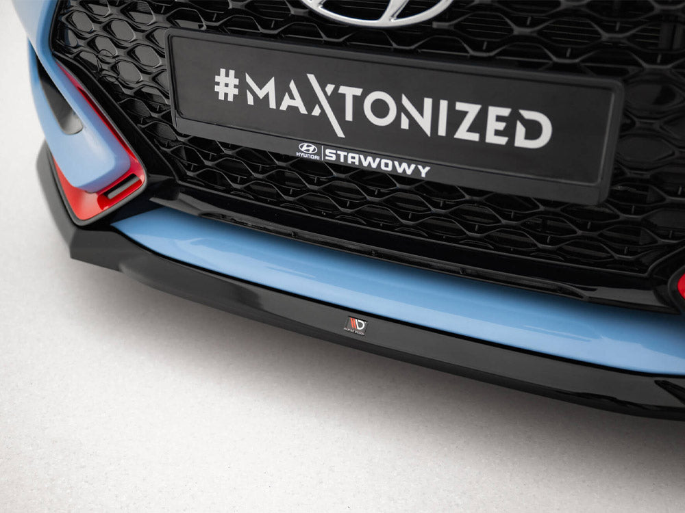 Maxton Design - Front Splitter V.1 Hyundai Veloster N Mk2