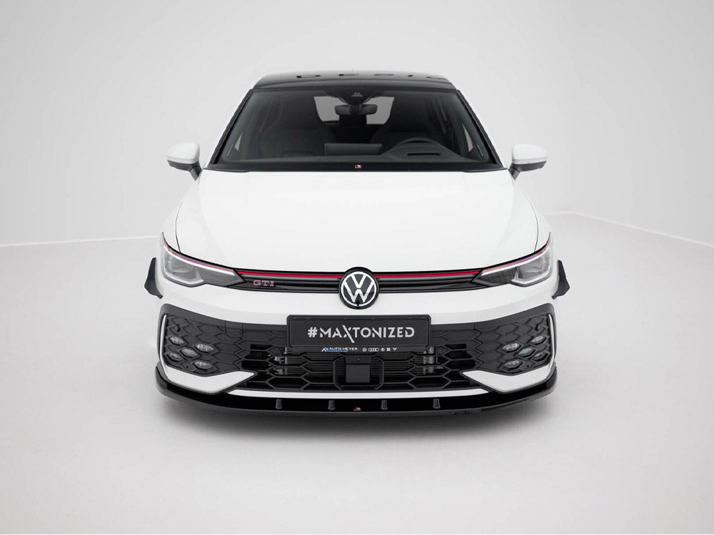 Maxton Design - Front Splitter V.2 Volkswagen Golf GTI / GTE / R-Line Mk8 Facelift
