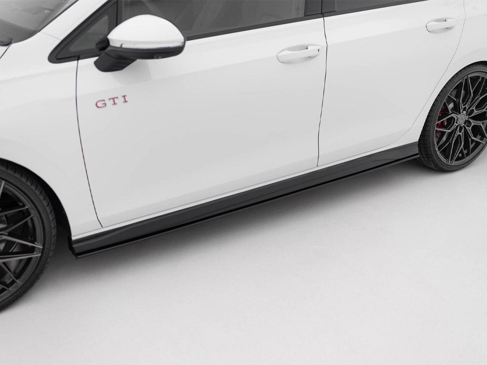 Maxton Design - Street PRO Side Skirts Diffusers V.2 Volkswagen Golf GTI / GTE / GTI Clubsport / R-Line Mk8