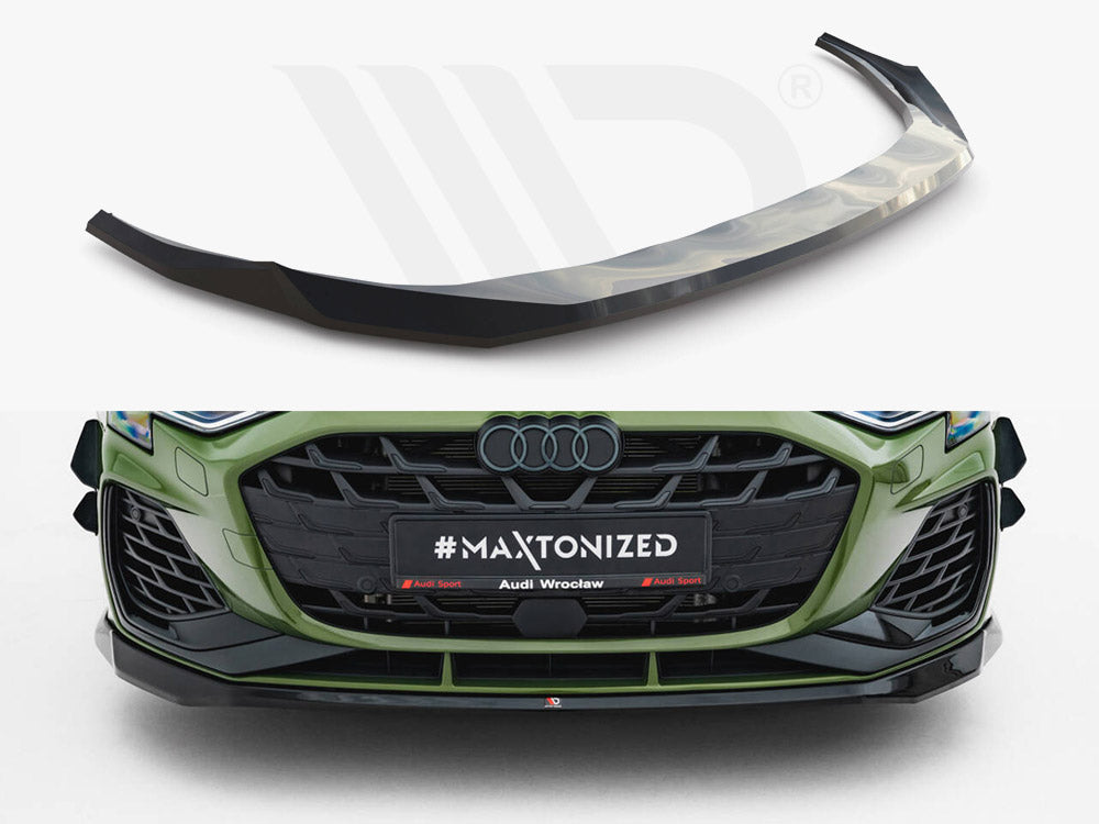 Maxton Design -  Front Splitter V.2 Audi S3 Sportback / A3 S-Line Sportback 8Y Facelift