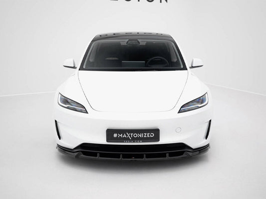 Maxton Design - Front Splitter V.2 Tesla Model 3 Performance Mk1 Facelift
