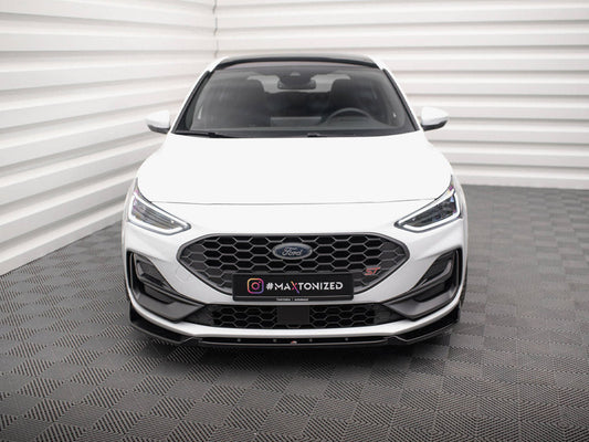 Maxton Design - Front Splitter V.7 Ford Focus ST / ST-Line Mk4 Facelift