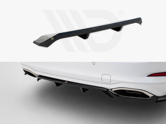 Maxton Design - Rear Splitter (Vertical Bars) Ford Focus Vignale Estate Mk4