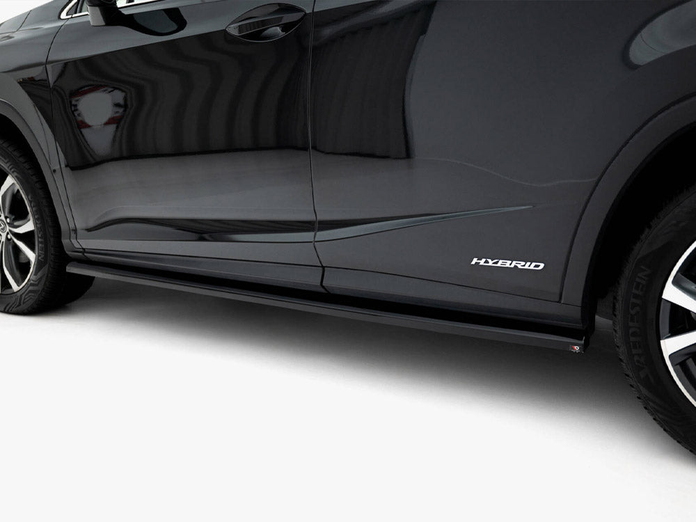 Maxton Design - Side Skirts Diffusers V.2 Lexus RX Mk4 Facelift (version without OEM step rails)
