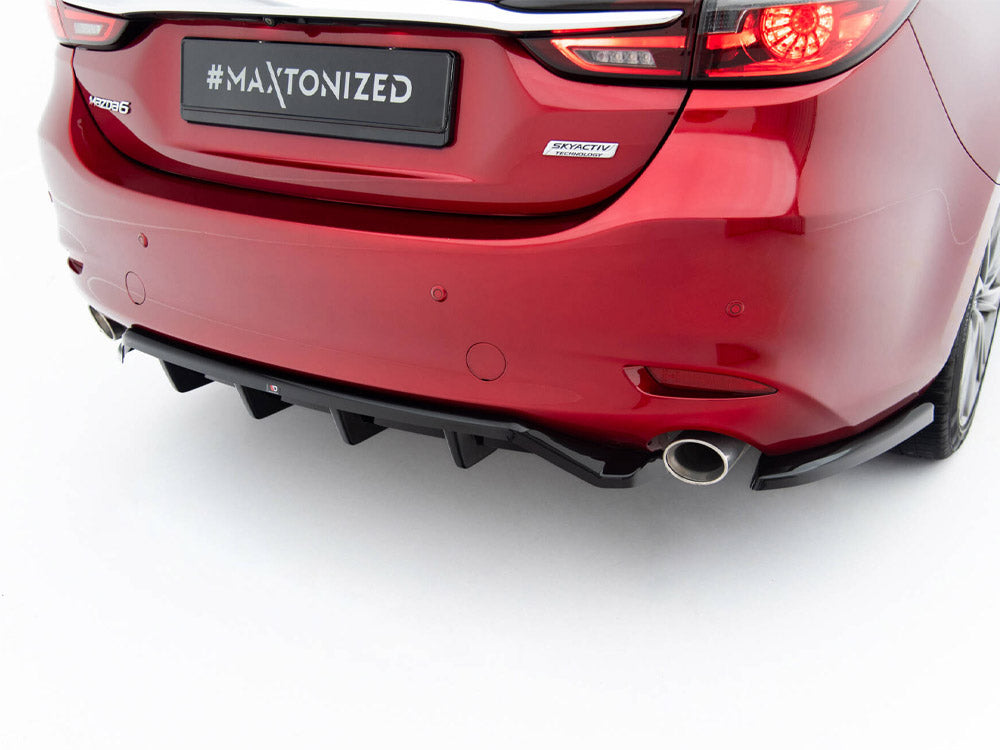 Maxton Design - Rear Splitter (Vertical Bars) Mazda 6 Mk3 Facelift