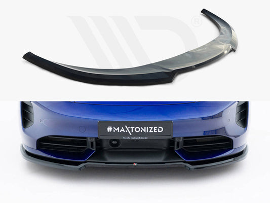 Maxton Design - Front Splitter Porsche Taycan Turbo S Mk1