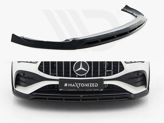 Maxton Design - Front Splitter Mercedes-AMG CLA 35 Coupe / Shooting Brake C118 Facelift / X118 Facelift