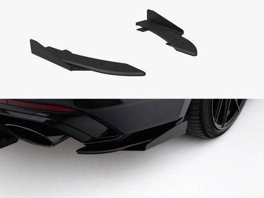 Maxton Design - Street Pro Rear Side Splitters + Flaps Audi RS5 Coupe / Sportback F5