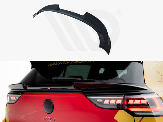 Maxton Design - Lower Spoiler CAP 3D Volkswagen Golf GTI / GTI Clubsport / R / R-Line / GTE / GTD Mk8 / Mk8 Facelift