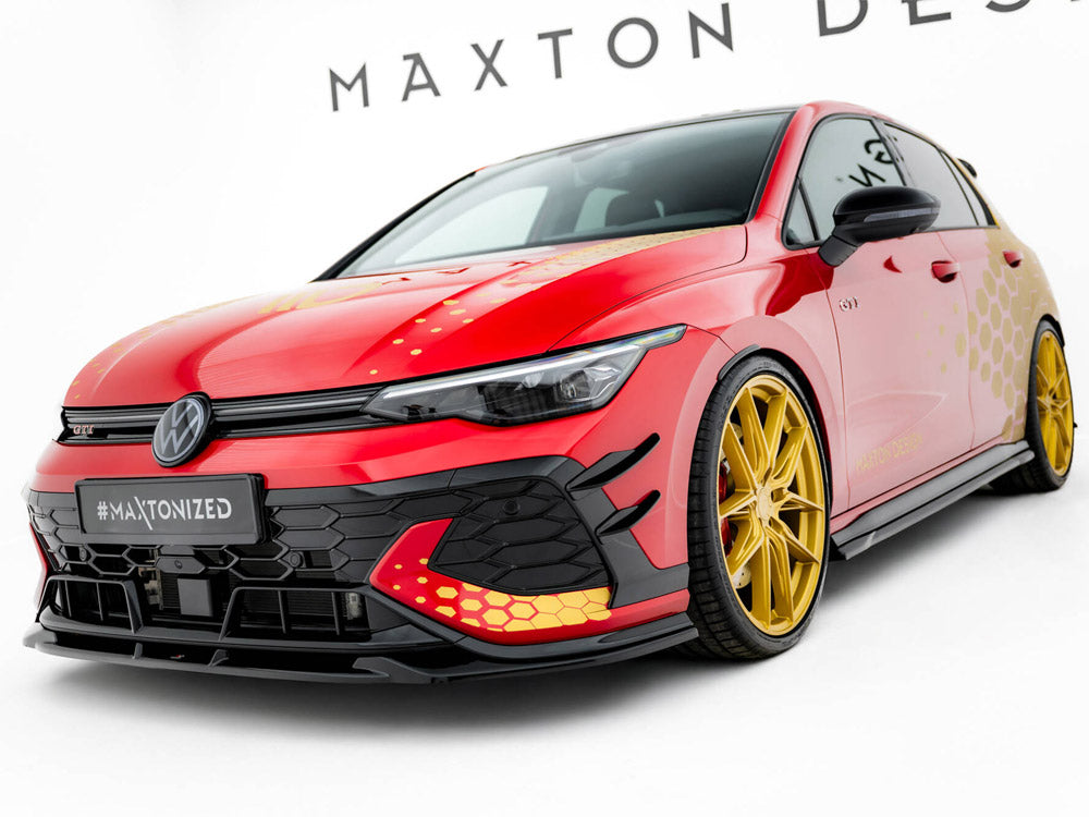 Maxton Design - Front Splitter V.1 Volkswagen Golf GTI Clubsport Mk8 Facelift