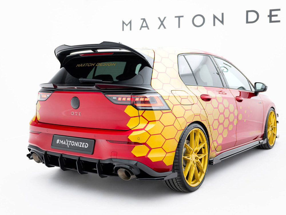 Maxton Design - Street PRO Rear Diffuser V.2 Volkswagen Golf GTI Clubsport Mk8 Facelift